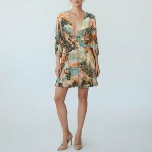 Label of Love Bella Vita Italian Beach Vacation Mini Dress Small Flirty European